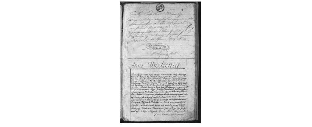 Akta urodzeń 1818